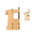 Leea Abenteuer-Ecke, Lernturm, Rutsche, Kreidetafel, Papierrolle, Hochstuhl, Lauflernwagen