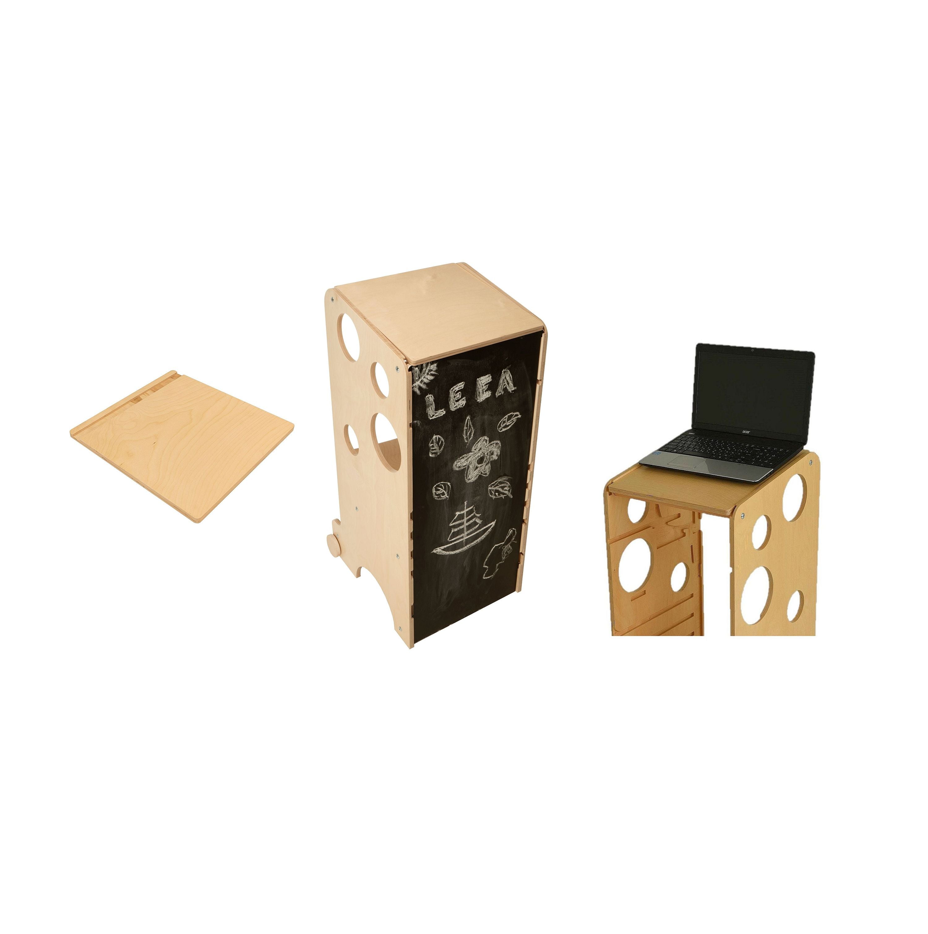 Leea Lernturm mit Rutsche und Kreidetafel