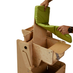 Leea Abenteuer-Ecke, Lernturm, Rutsche, Kreidetafel, Papierrolle, Hochstuhl, Lauflernwagen