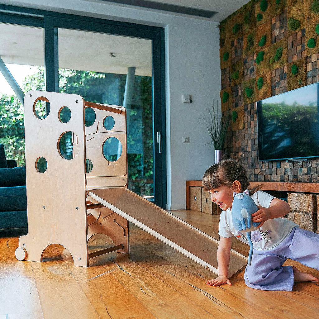 Leea Lernturm mit Rutsche und Kreidetafel