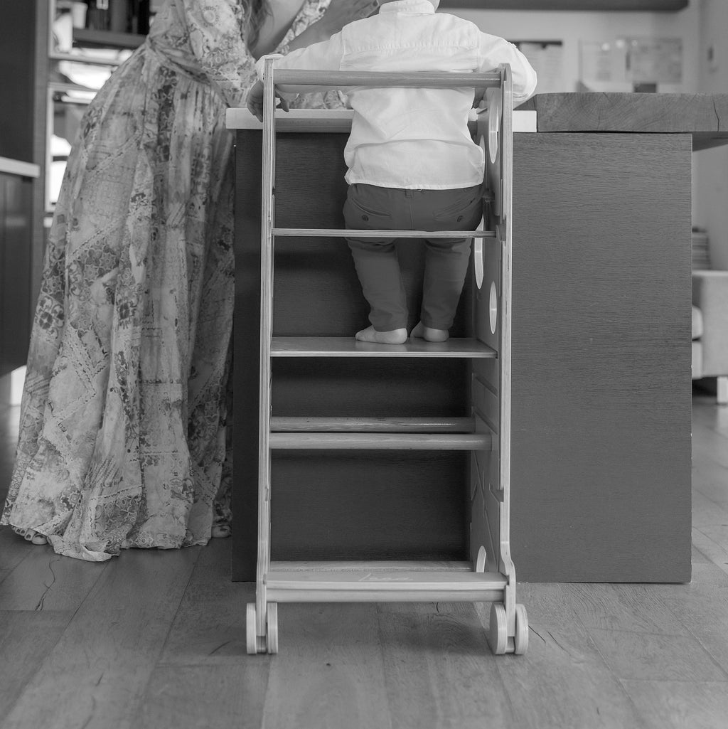 Leea Lernturm mit Rutsche und Kreidetafel