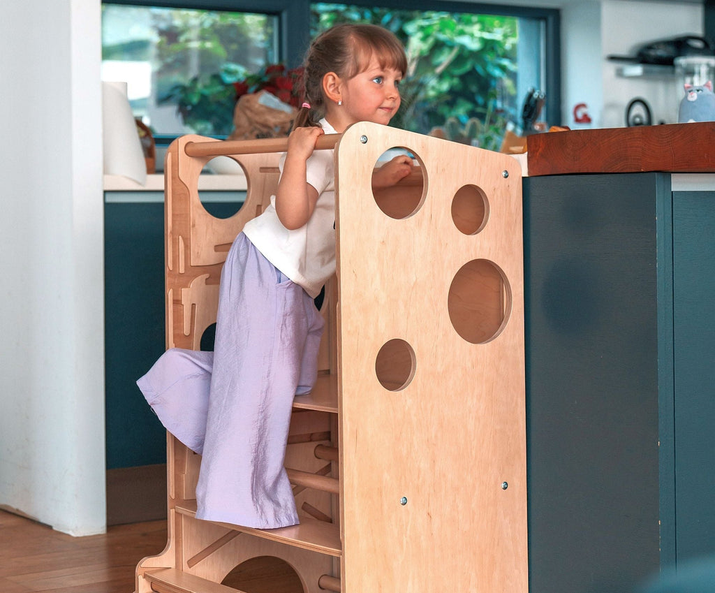 Leea Lernturm mit Rutsche und Kreidetafel